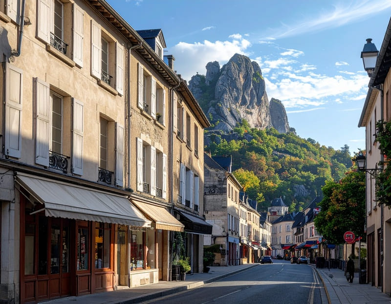 Centre-ville du Puy-en-Velay, préfecture de la Haute-Loire
