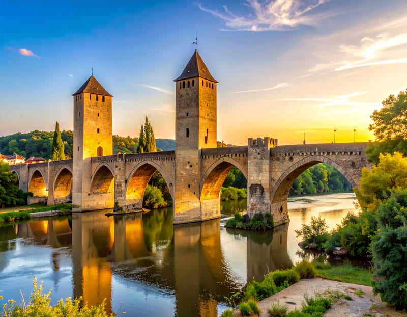 Pont Valentré de Cahors, préfecture du Lot