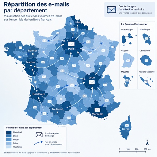 Obtenir une liste d'emails d'entreprises par département : mode d'emploi